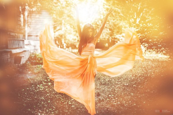 Солнце девушка