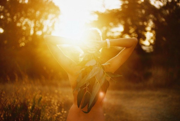 Солнце девушка