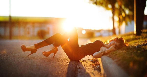 Солнце девушка