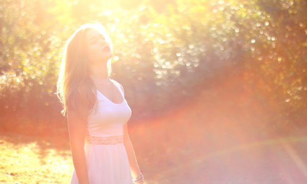 Солнце девушка