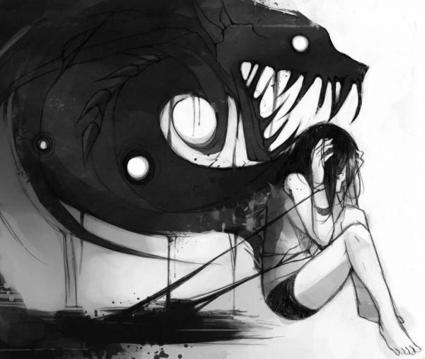 Страшно девушка