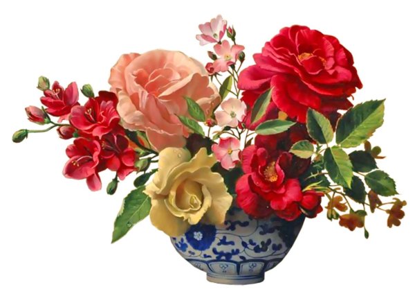 цветок в вазе