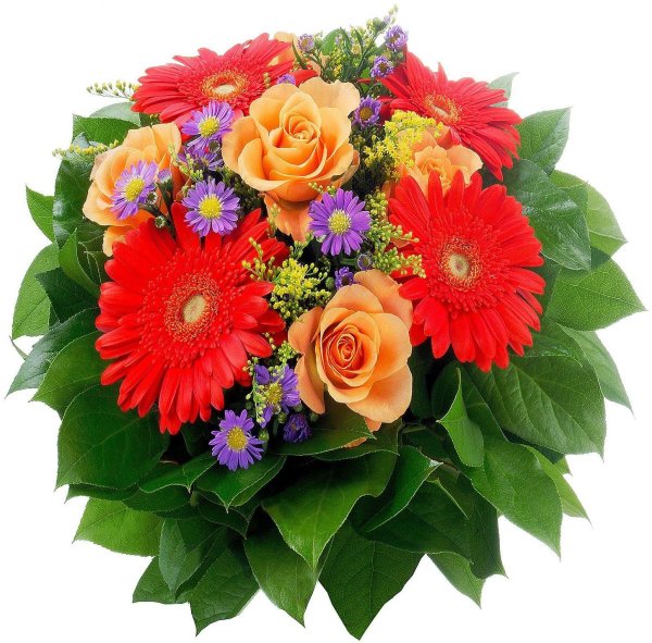 яркие букеты