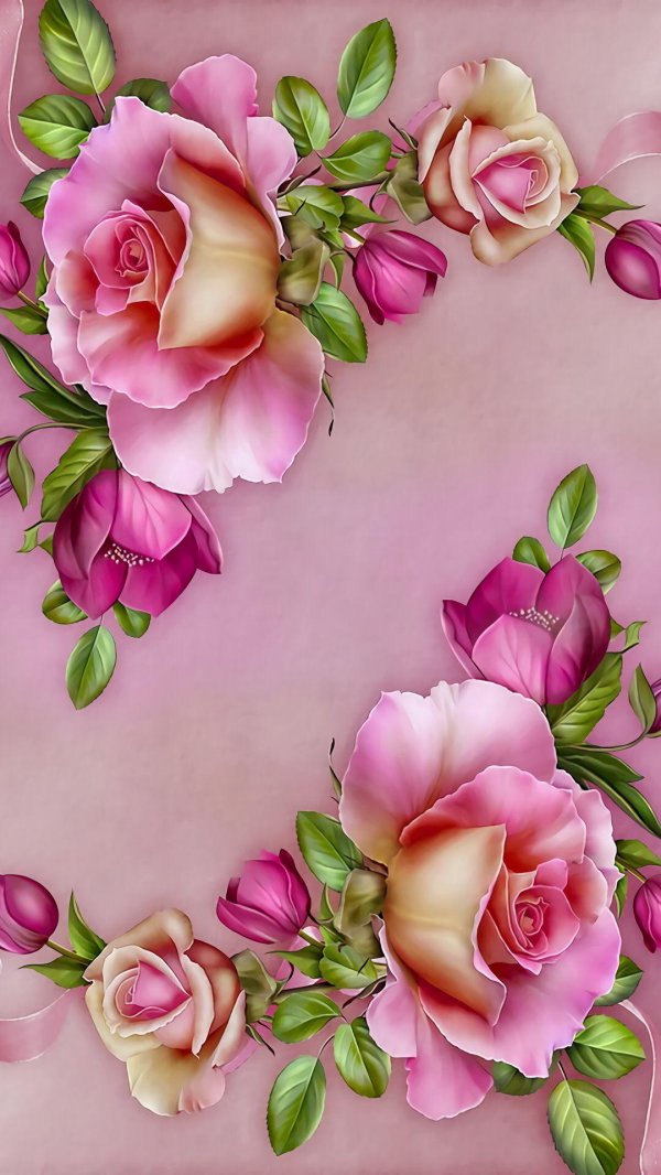 цветочные картины