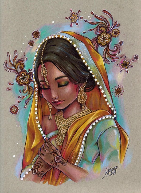 Девушка индия