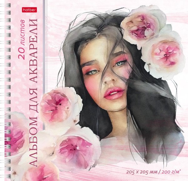 Акварель девушка