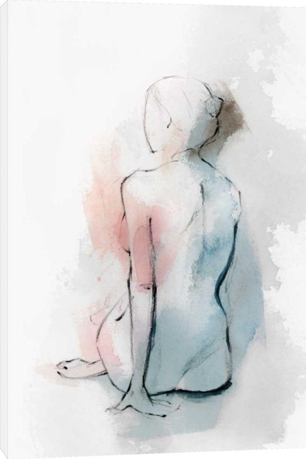 Акварель девушка