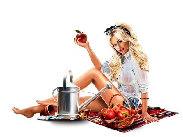 Девушка повар