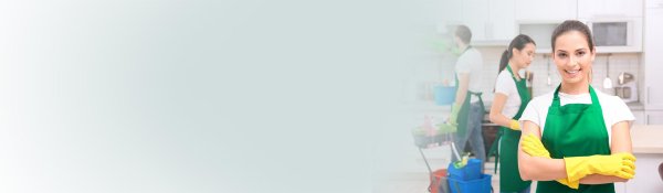 Девушка клининг