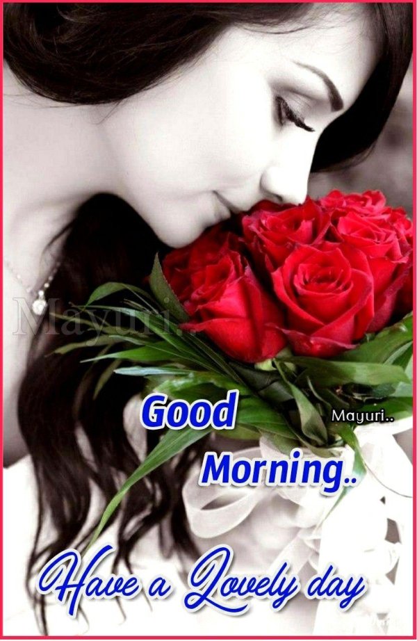 Девушка и розы