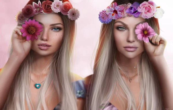 С 3 девушками