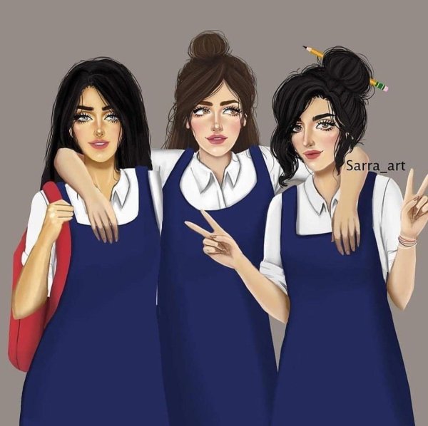 С 3 девушками