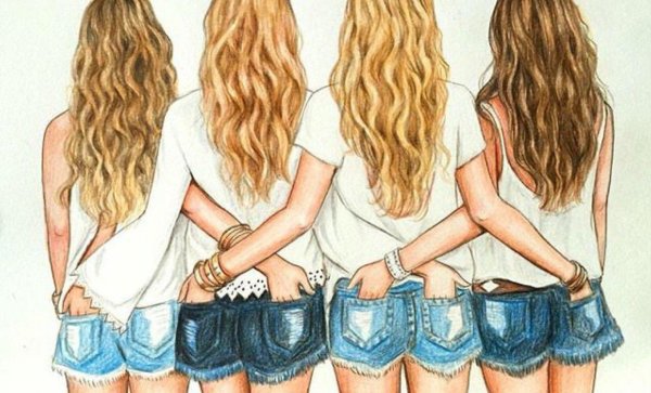 С 3 девушками