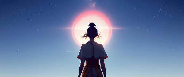 Девушка и солнце