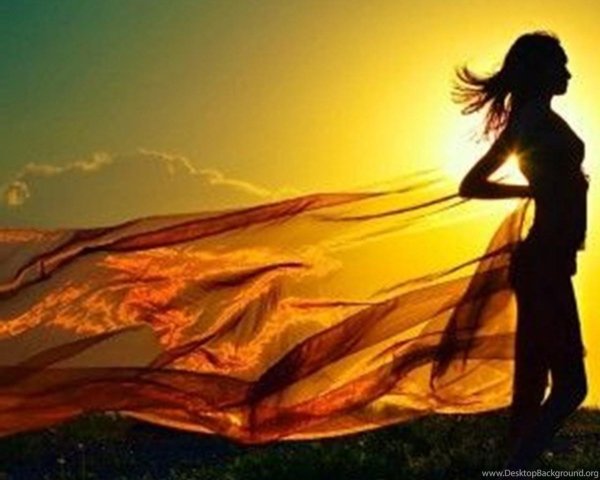 Девушка и солнце