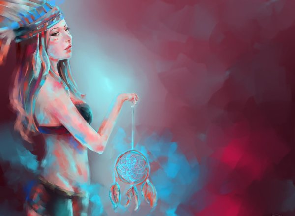 Девушка и солнце