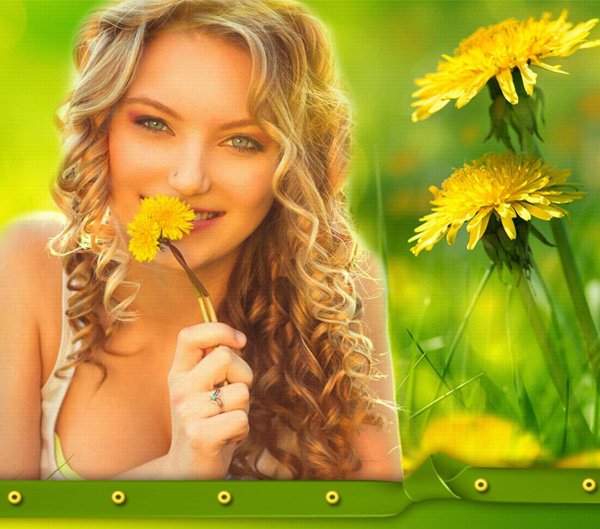 Девушка и солнце