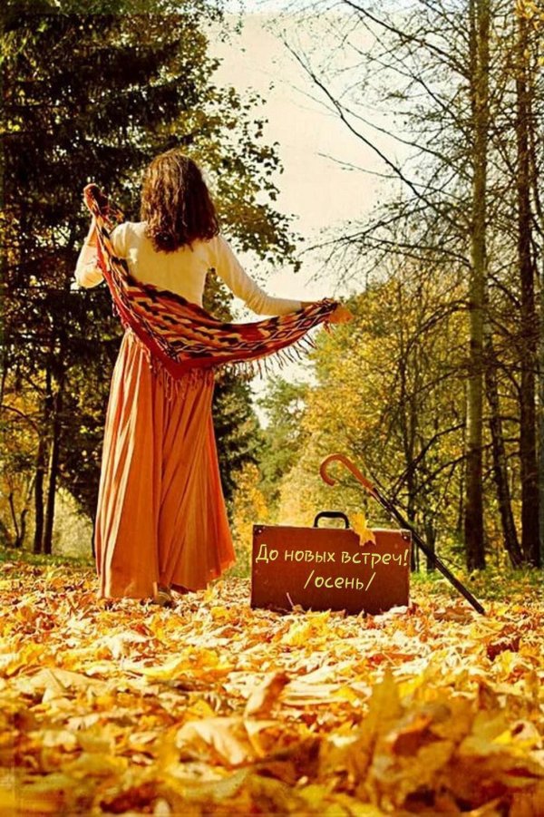 Девушка и осень