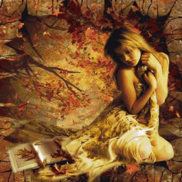 Девушка и осень