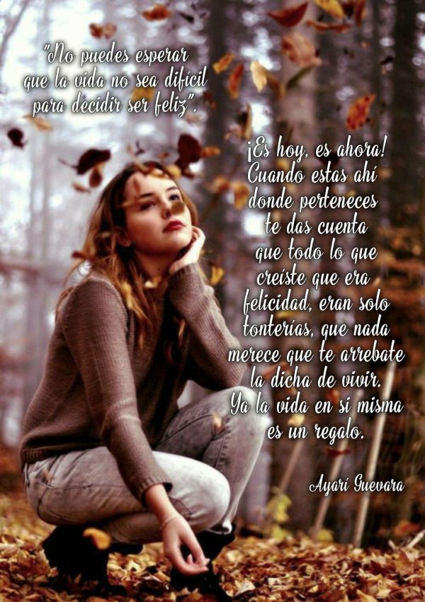 Девушка и осень