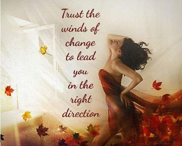 Девушка и осень