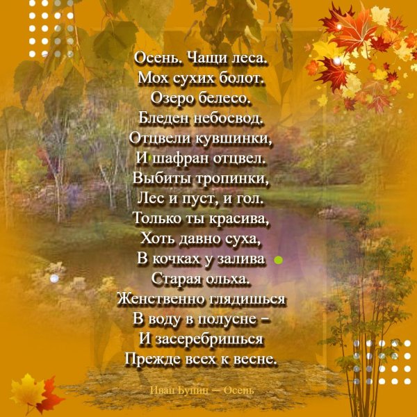 Девушка и осень