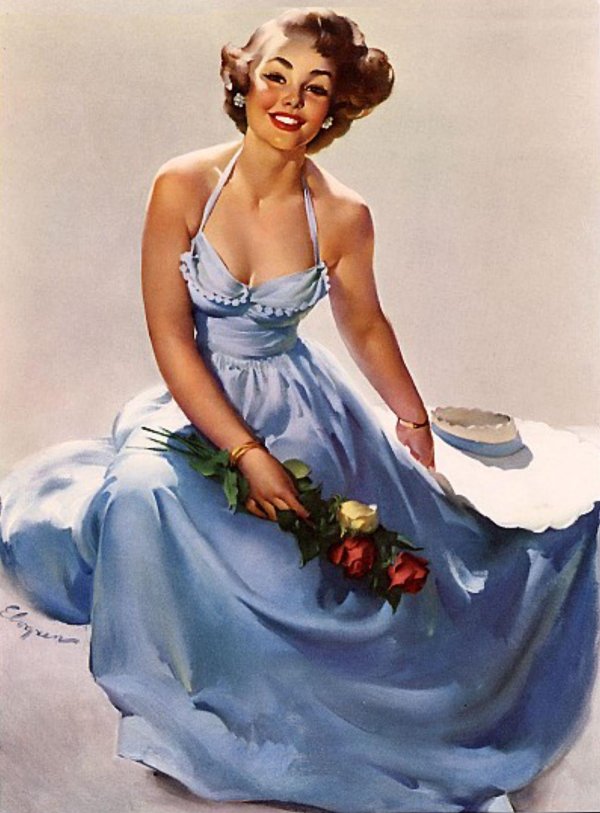 С девушками ретро