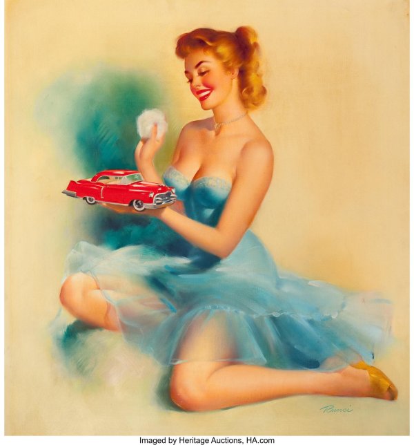 С девушками ретро