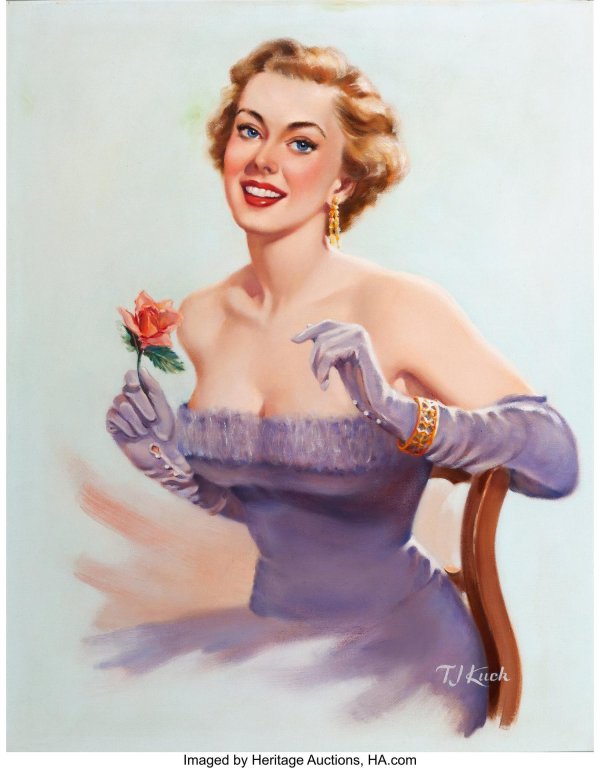 С девушками ретро