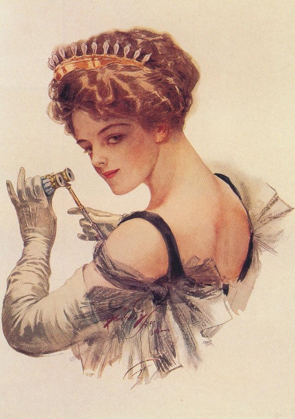 С девушками ретро