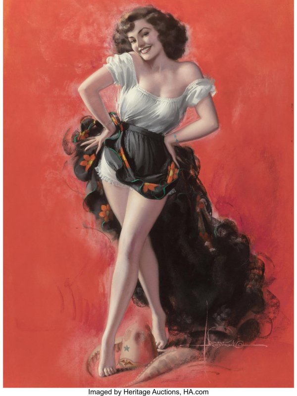 С девушками ретро