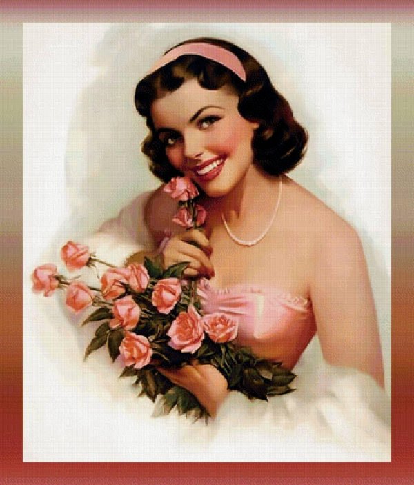 С девушками ретро