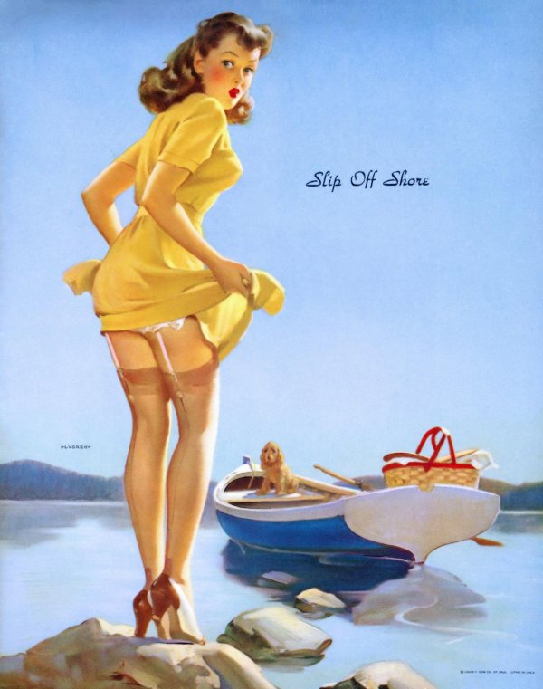 С девушками ретро