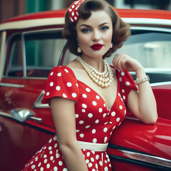 С девушками ретро