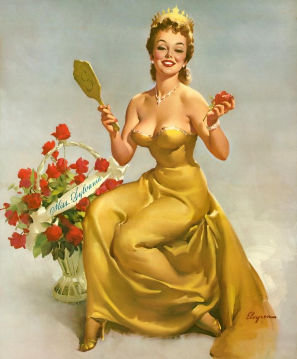 С девушками ретро