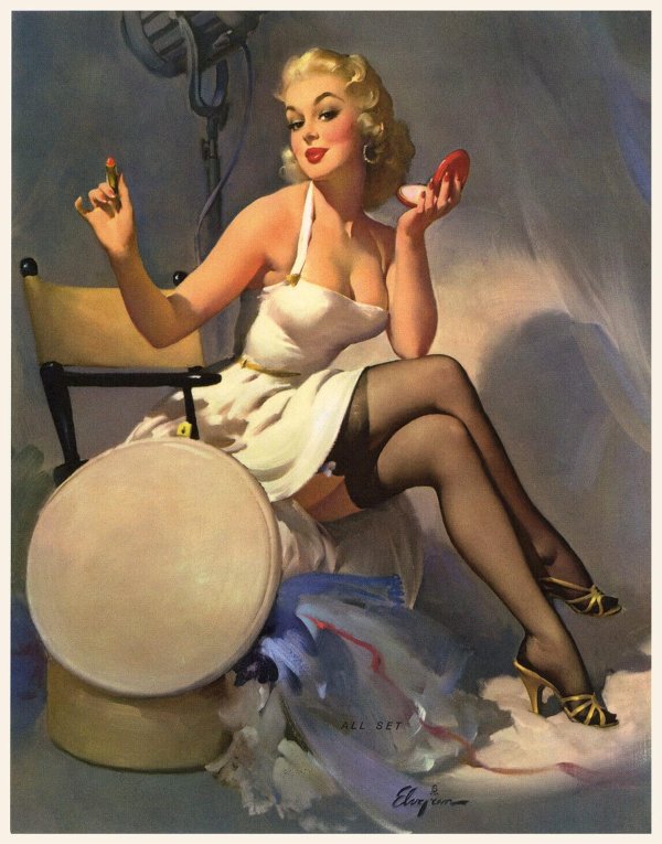 С девушками ретро