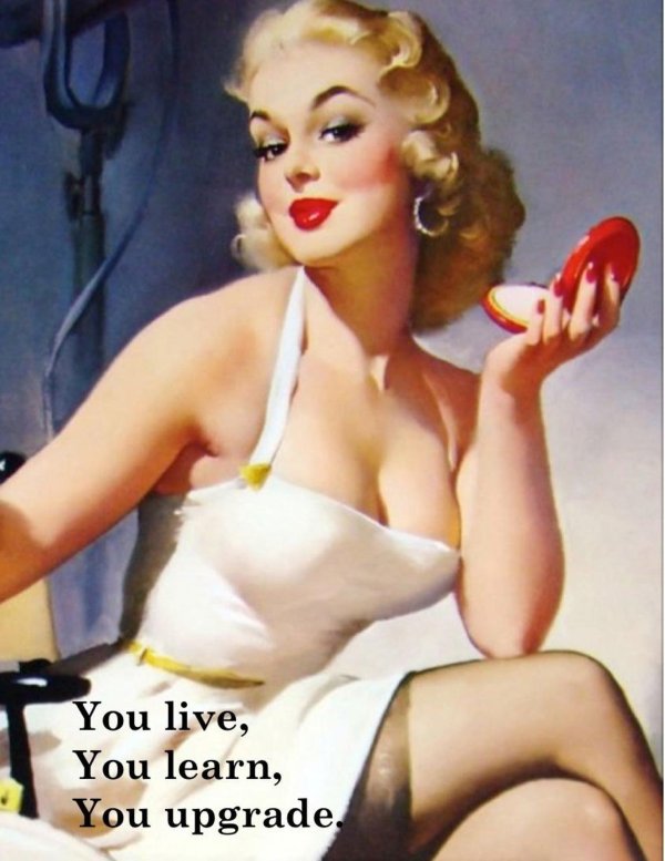 С девушками ретро