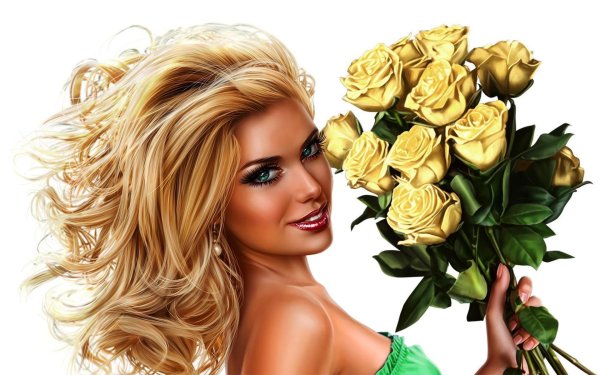 Девушка без фона