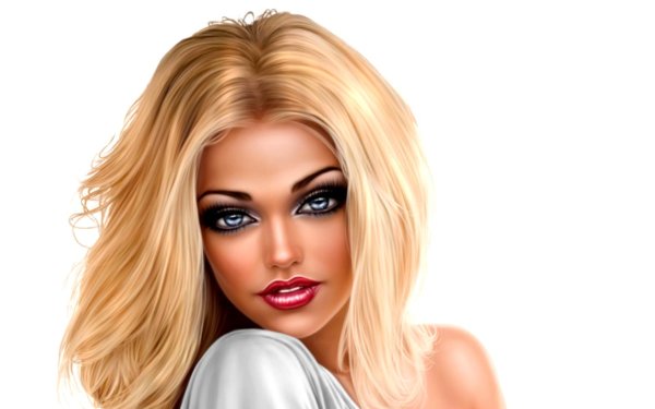 Девушка без фона