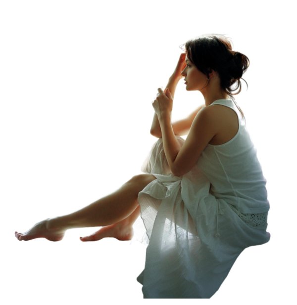 Девушка без фона