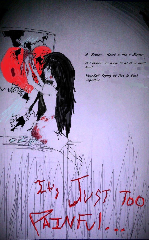 Разбитое сердце девушка