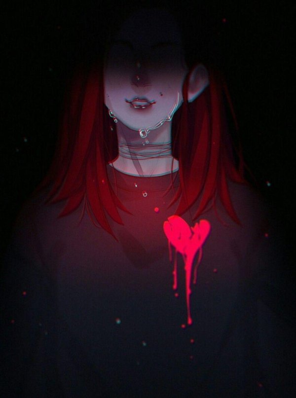 Разбитое сердце девушка