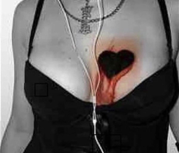 Разбитое сердце девушка