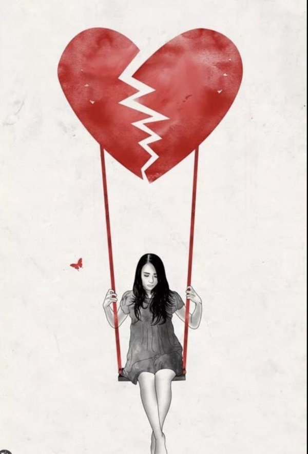 Разбитое сердце девушка