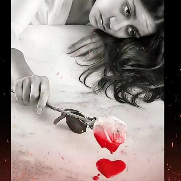 Разбитое сердце девушка