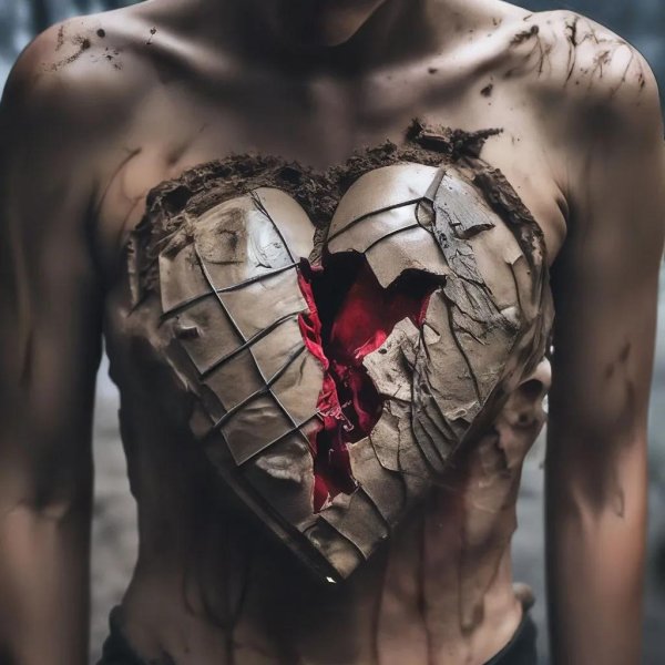 Разбитое сердце девушка