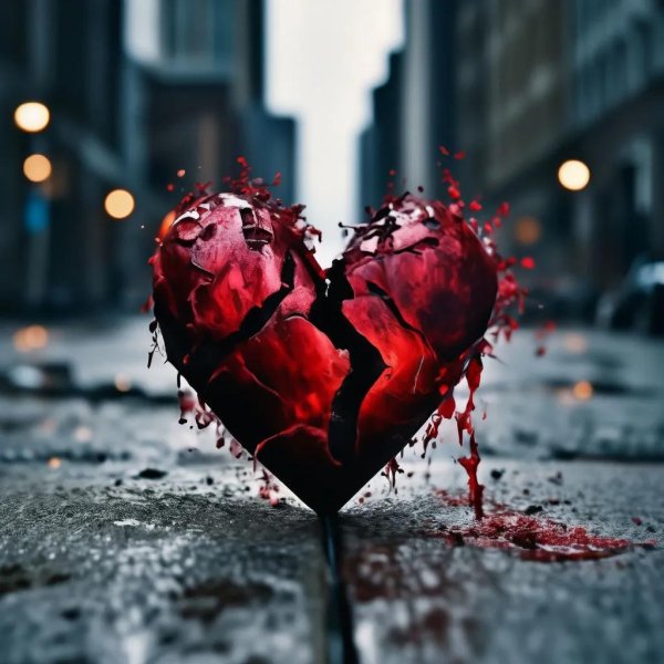 Разбитое сердце девушка