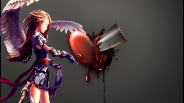 Разбитое сердце девушка