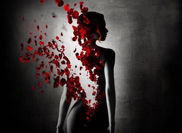 Разбитое сердце девушка