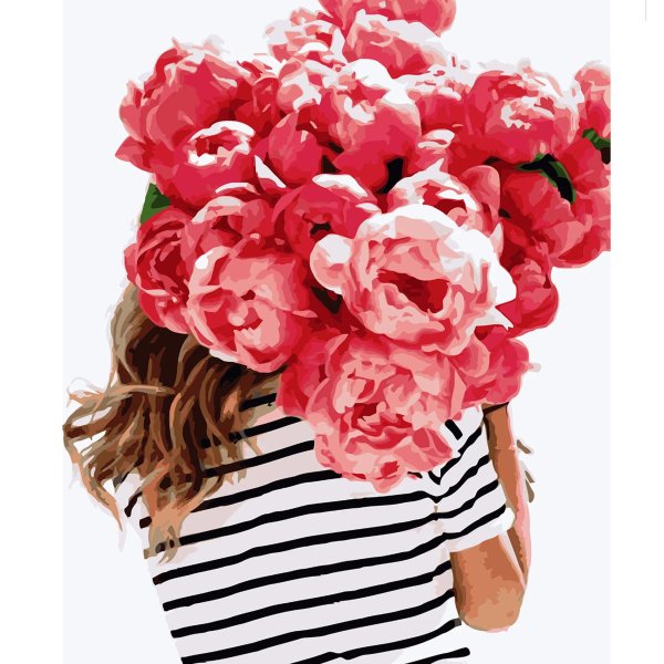 розовые пионы